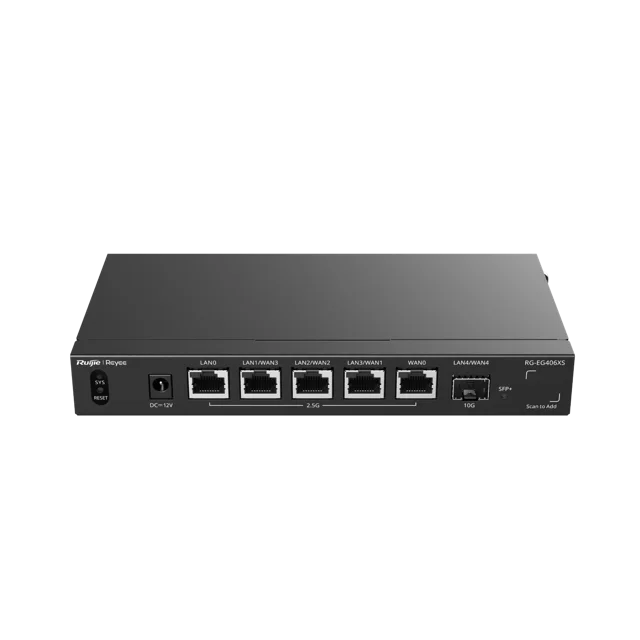 Ruijie Reyee RG-EG406XS — 5-port 2.5G cloud managed router